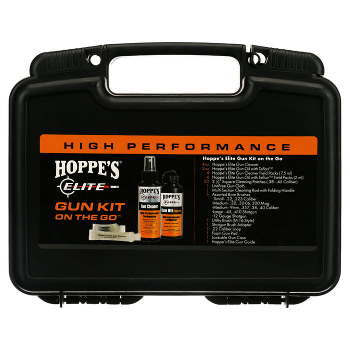 Hoppe's Elite Gun Care On The Go Cleaning Kit 22 - 45 Caliber 12 Gauge