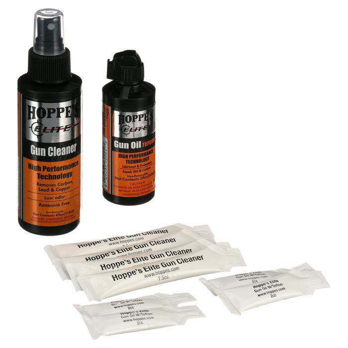 Hoppe's Elite Gun Care On The Go Cleaning Kit 22 - 45 Caliber 12 Gauge