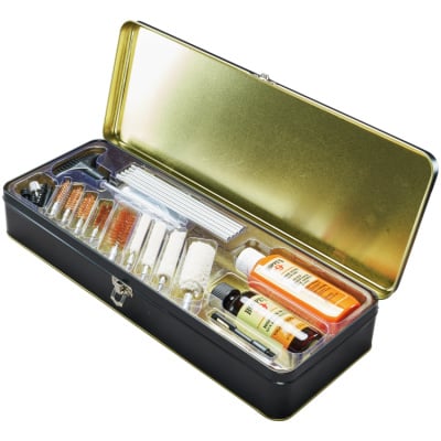 Hoppes Universal 16 Piece Cleaning Kit with American Flag Collector Tin