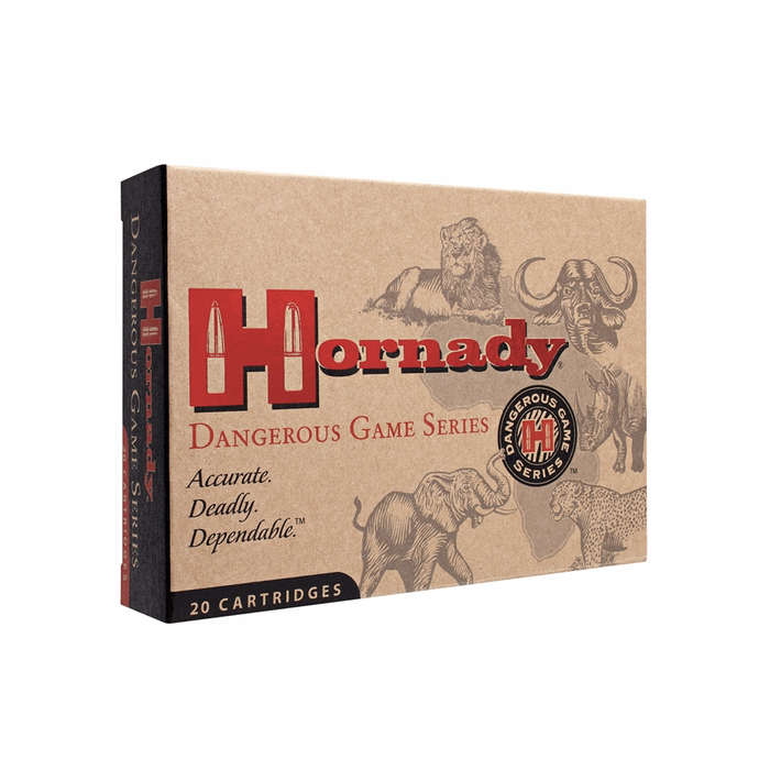 Hornady Ammunition 375 H&H Magnum 300 Grain DGX Flat Nose 20 Count