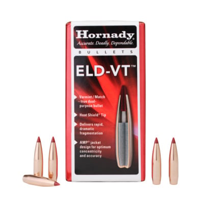 Hornady ELD-X Bullets .257 Diameter 128 Grain Polymer Tip 100 Count