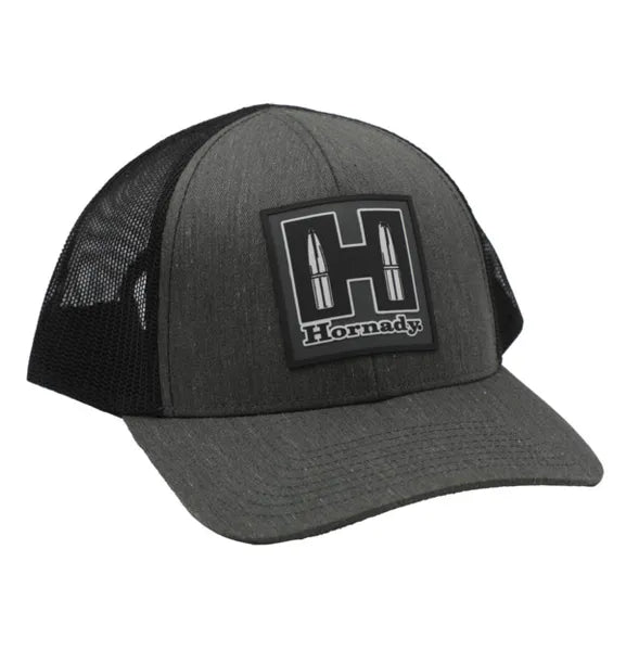 Hornady Gray & Black Adjustable Mesh Cap