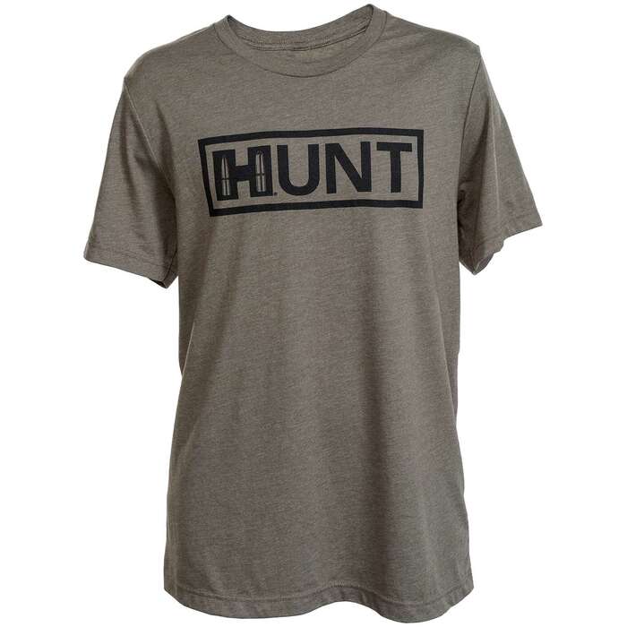 Hornady Hunt Men's T-Shirt Gray Cotton/Poly Blend XXL