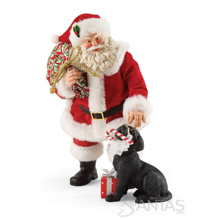 Howl-day Fun Possible Dreams Santa with dog