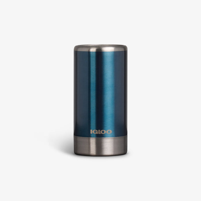 Igloo Coolmate Slim 12 Ounce Can Cooler Modern Blue