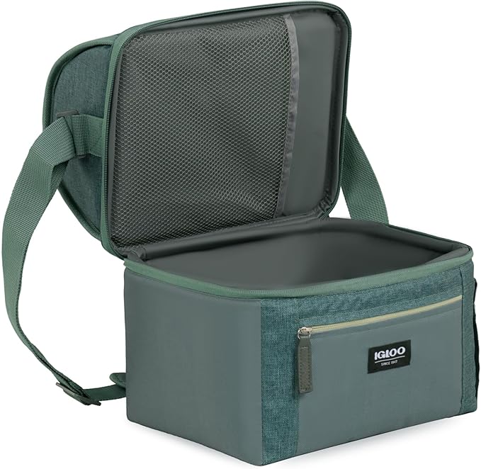 Igloo Everyday Lunch Pail 16 Can Softside Cooler Spruce
