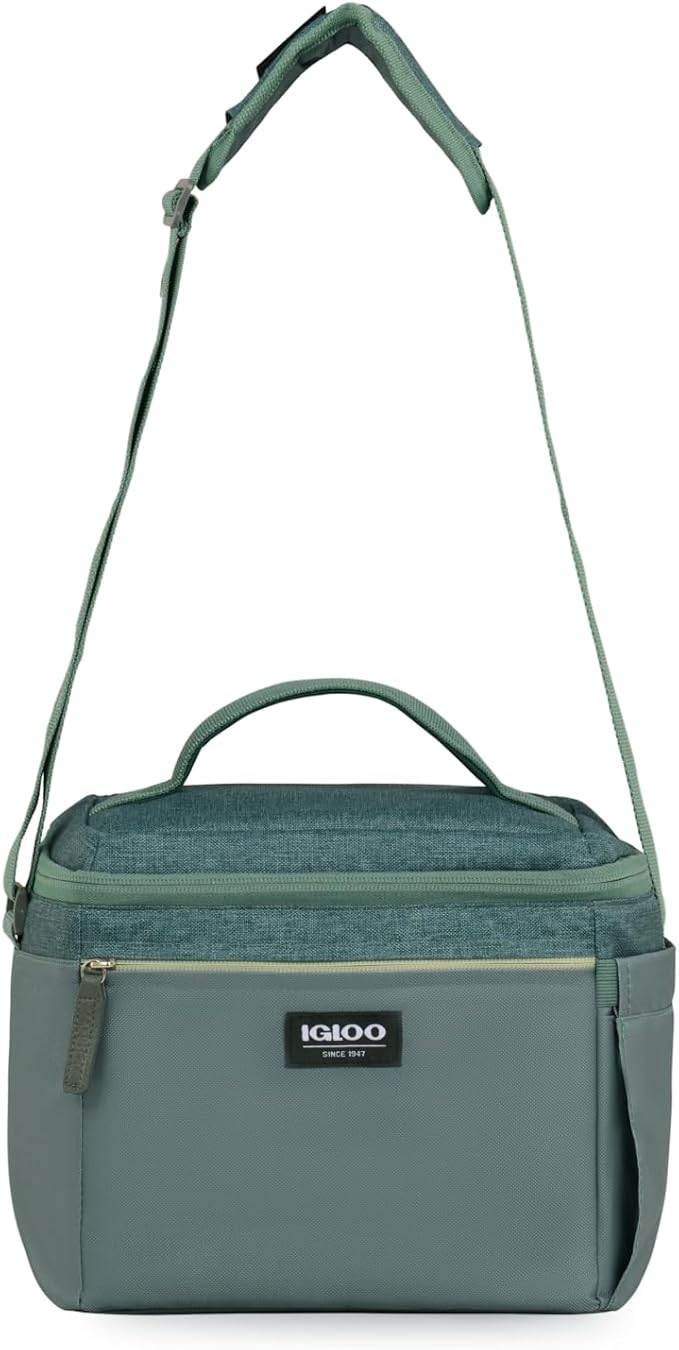 Igloo Everyday Lunch Rounded Cube 12 Can Softside Cooler Spruce