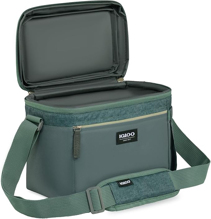 Igloo Everyday Lunch Rounded Cube 12 Can Softside Cooler Spruce