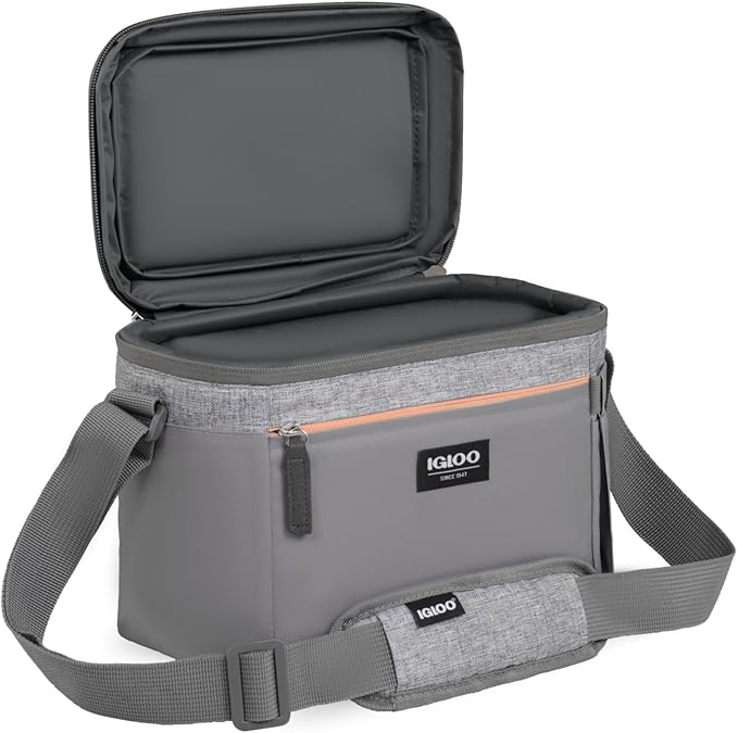 Igloo Everyday Lunch Rounded Cube 12 Quart Softside Cooler Gray