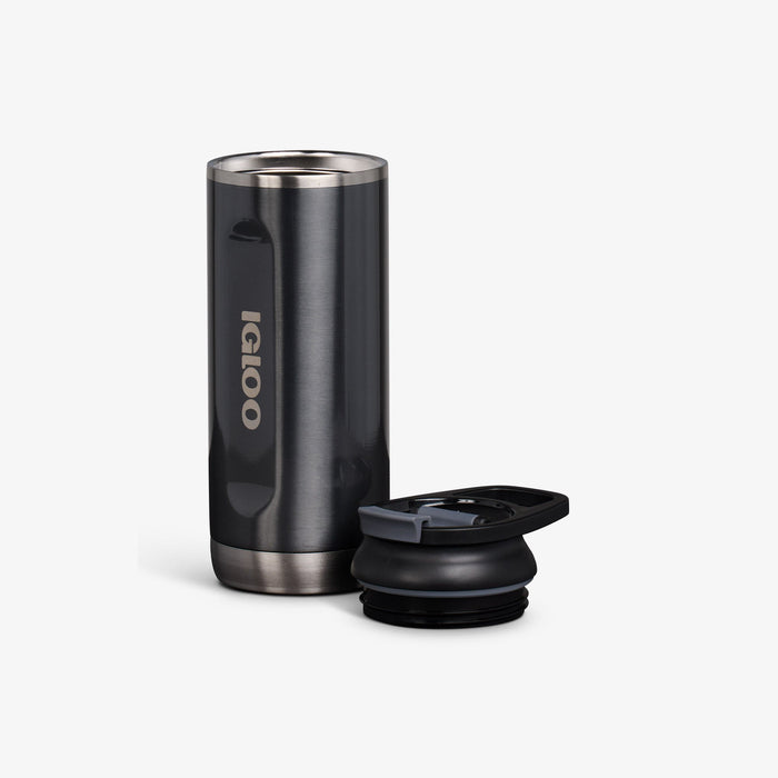 Igloo Flip 'n' Sip 16 Ounce Tumbler Carbonite