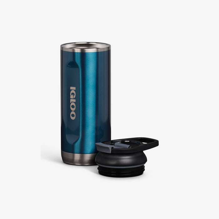 Igloo Flip 'n' Sip 16 Ounce Tumbler Modern Blue