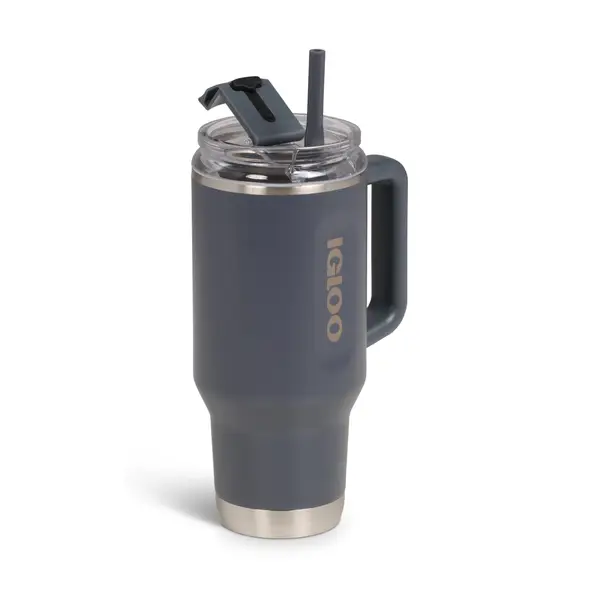 Igloo Flip 'n' Sip 32 Ounce Travel Mug Carbonite