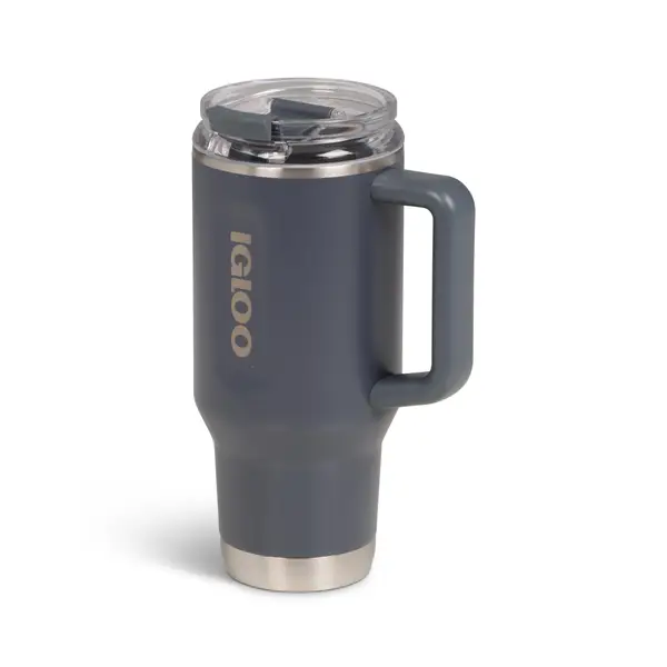Igloo Flip 'n' Sip 32 Ounce Travel Mug Carbonite