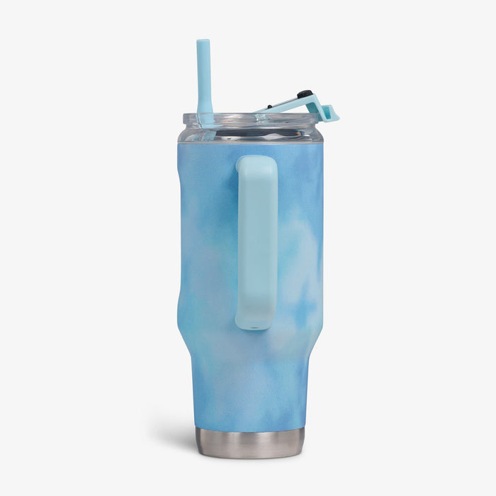 Igloo Flip 'n' Sip 32 Ounce Travel Mug Ice Dye Blue
