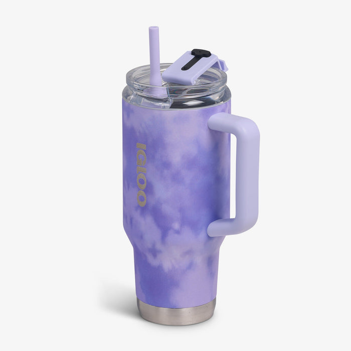 Igloo Flip 'n' Sip 32 Ounce Travel Mug Ice Dye Lilac