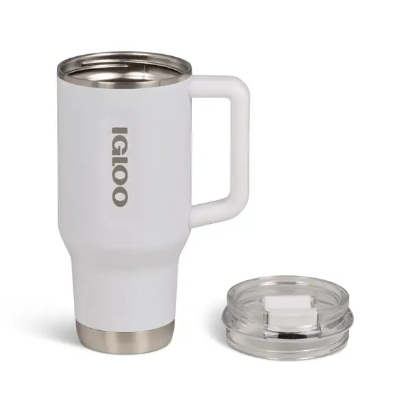Igloo Flip 'n' Sip 32 Ounce Travel Mug White