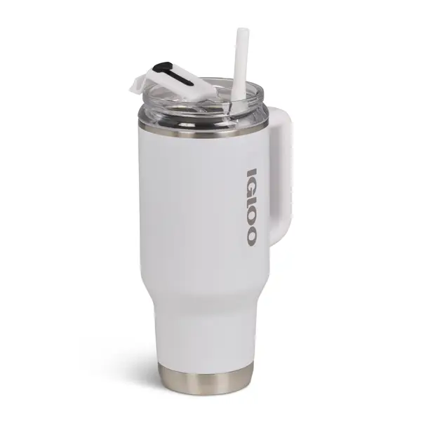 Igloo Flip 'n' Sip 32 Ounce Travel Mug White
