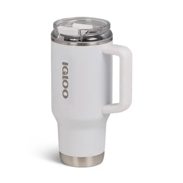 Igloo Flip 'n' Sip 32 Ounce Travel Mug White