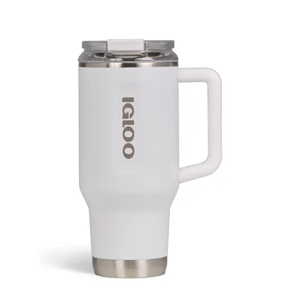 Igloo Flip 'n' Sip 32 Ounce Travel Mug White