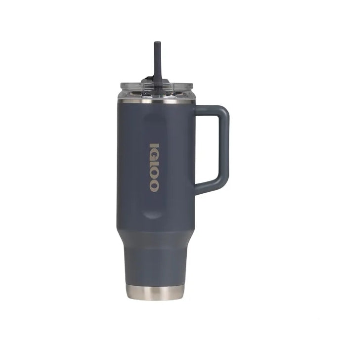 Igloo Flip 'n' Sip 40 Ounce Travel Mug Carbonite