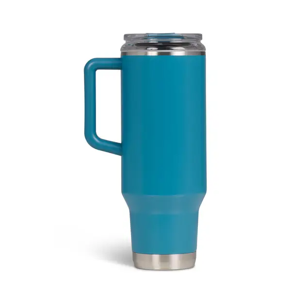 Igloo Flip 'n' Sip 40 Ounce Travel Mug Modern Blue
