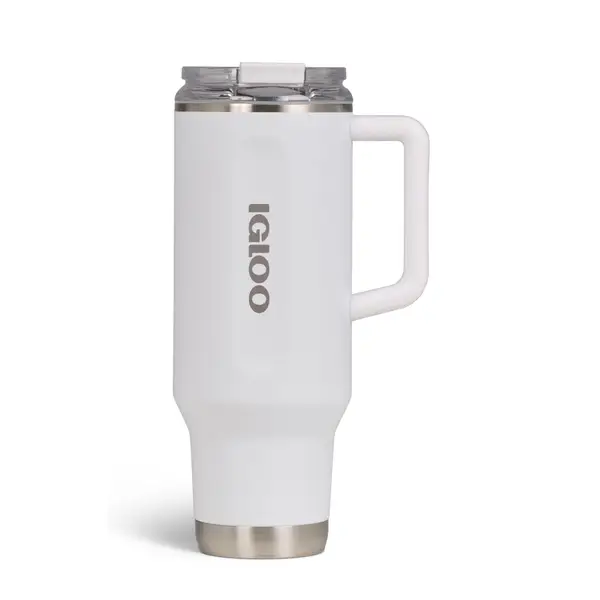 Igloo Flip 'n' Sip 40 Ounce Travel Mug White
