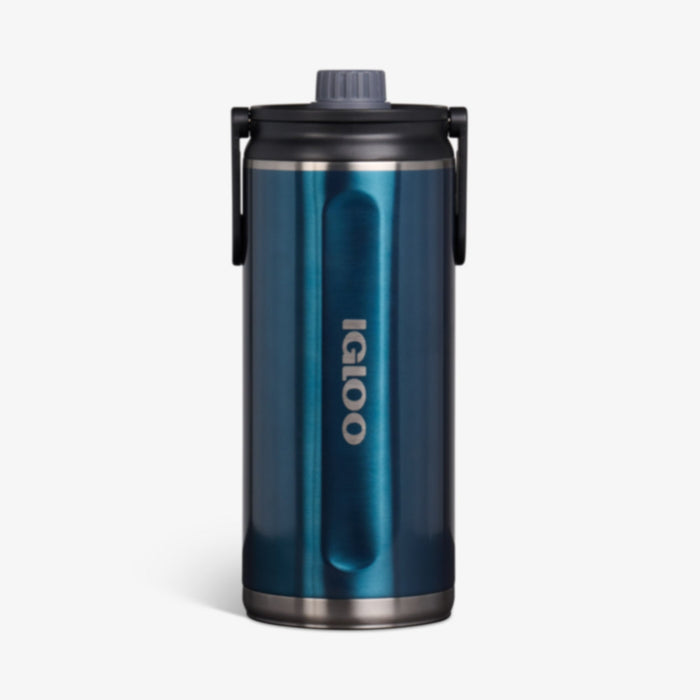 Igloo Twist 'n' Chug 80 Ounce Bottle Modern Blue