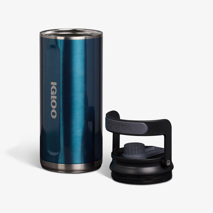 Igloo Twist 'n' Chug 80 Ounce Bottle Modern Blue