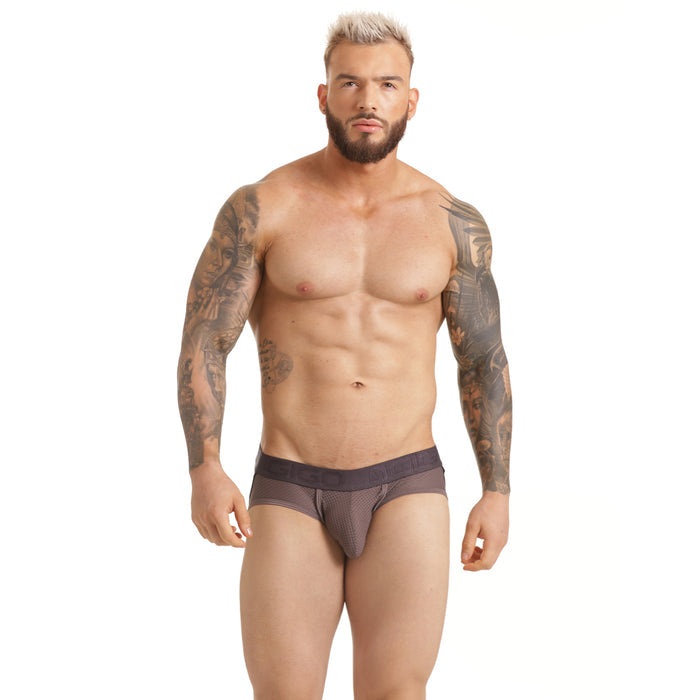Insuperable Gray Brief Jockstrap de Gigo Underwear