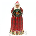 Jim Shore A Christmas Welcome Santa with Pineapple wreath