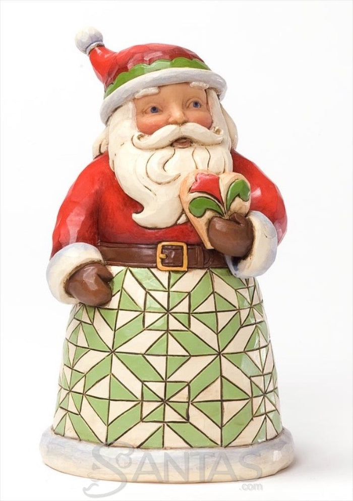 Jim Shore Pint Sized Santa with Heart