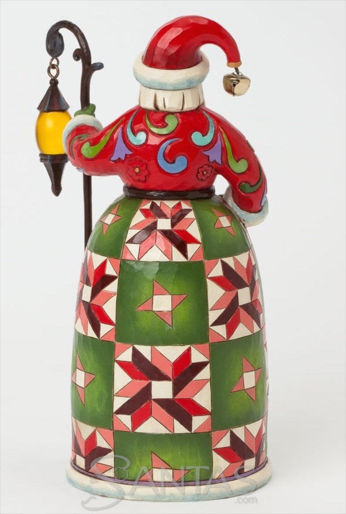 Jim Shore Santa with Lighted Village