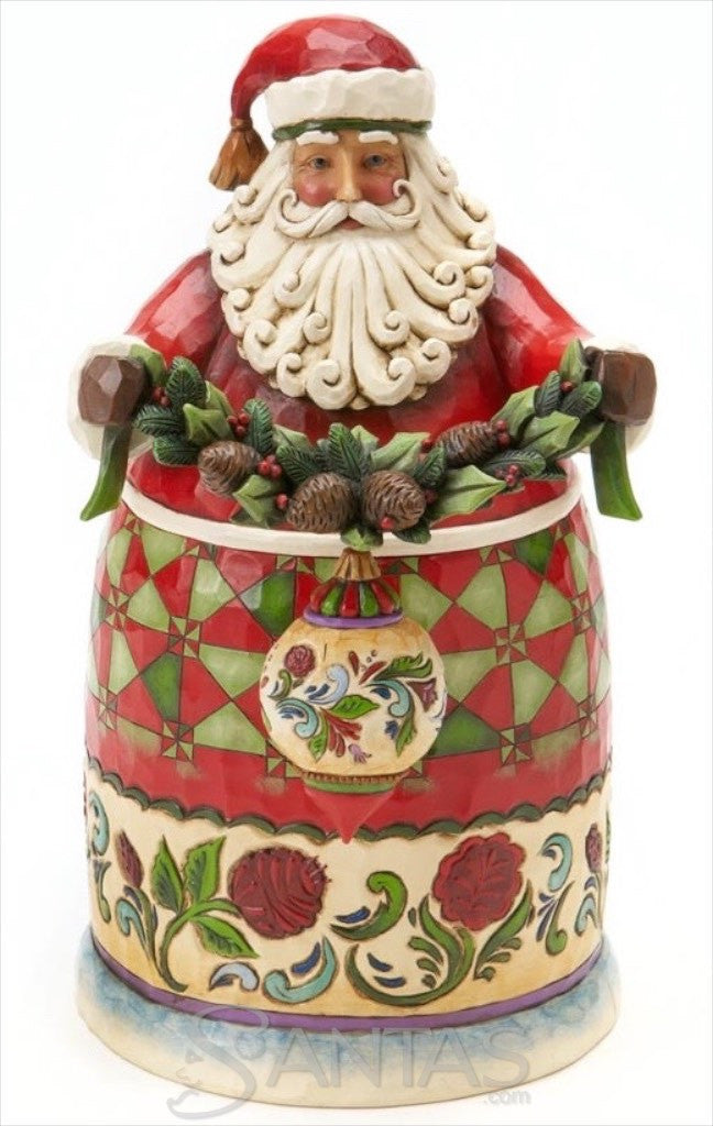 Jim Shore Secret Santa with Ornament