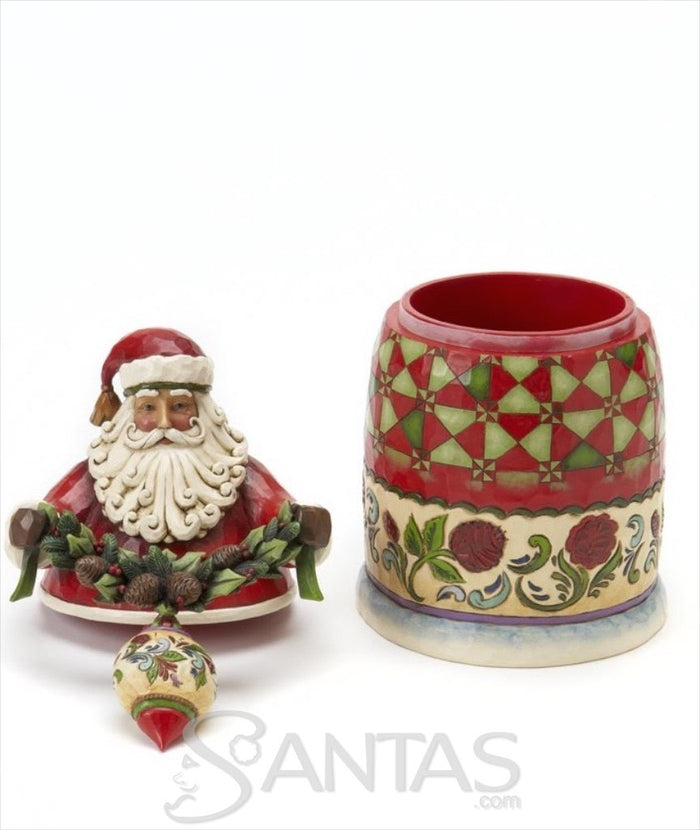 Jim Shore Secret Santa with Ornament