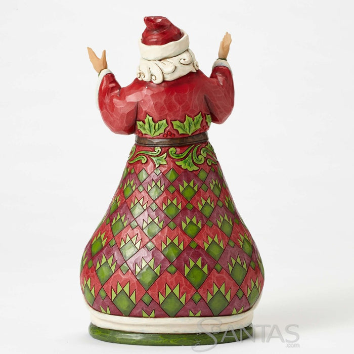 Jim Shore We Wish You a Merry Christmas Santa