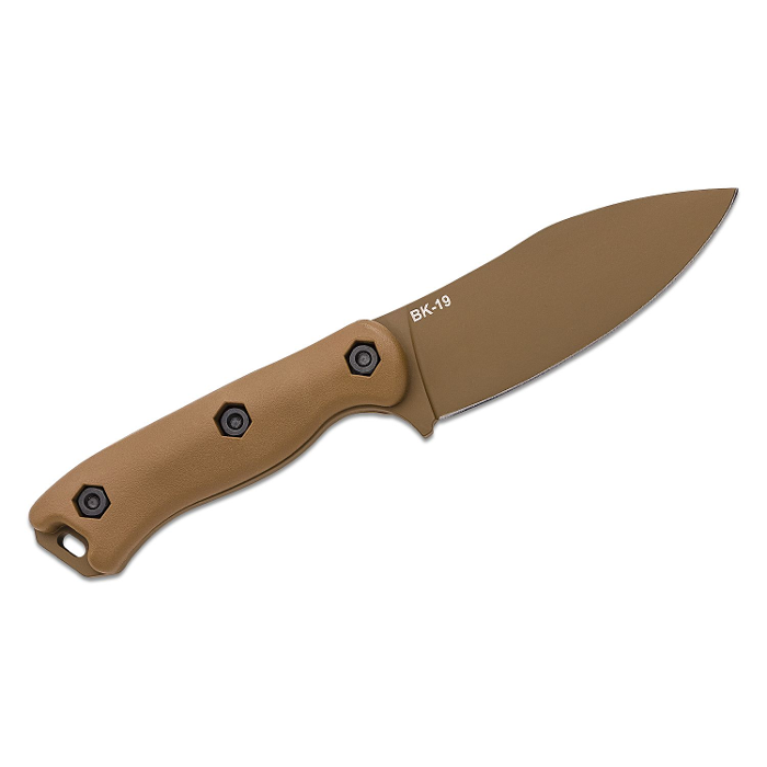 KA-BAR Becker Nessmuk Fixed Blade Knife 4.31" Nessmuk Plain Edge