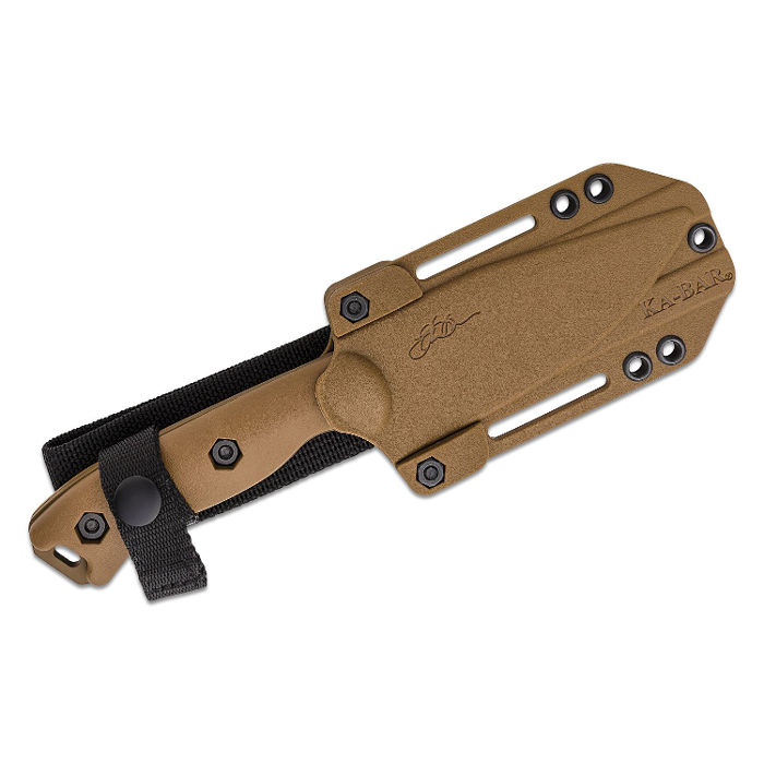 KA-BAR Becker Nessmuk Fixed Blade Knife 4.31" Nessmuk Plain Edge