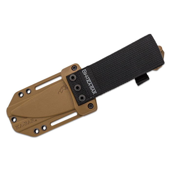 KA-BAR Becker Nessmuk Fixed Blade Knife 4.31" Nessmuk Plain Edge