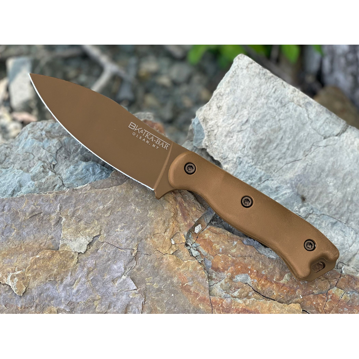 KA-BAR Becker Nessmuk Fixed Blade Knife 4.31" Nessmuk Plain Edge