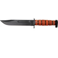 KA-BAR Dog's Head Utility Fixed Blade Knife 7" Clip Point Plain Edge
