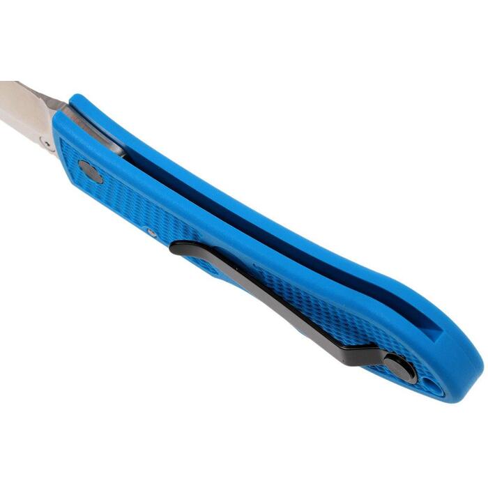 KA-BAR Dozier Hunter Folding Knife 3" Drop Point Blue Satin Blade