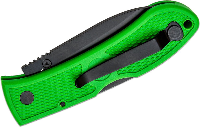 KA-BAR Dozier Hunter Folding Knife 3" Drop Point Kelly Green Satin Blade