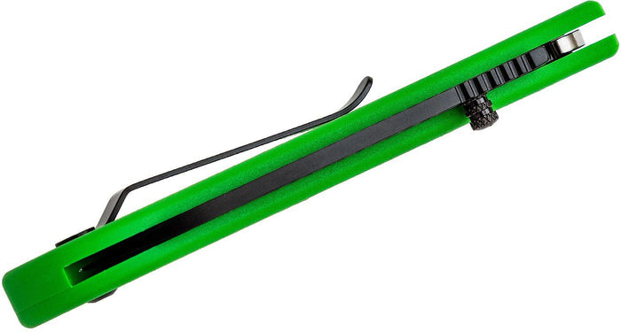 KA-BAR Dozier Hunter Folding Knife 3" Drop Point Kelly Green Satin Blade