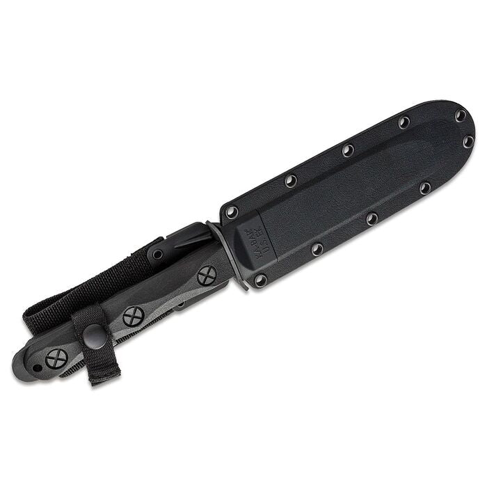 KA-BAR Model 5 Fixed Blade Knife 6.88" Bowie Plain Edge