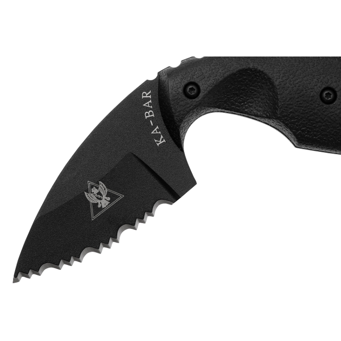 KA-BAR Original TDI Fixed Blade Knife 2.31" Drop Point Serrated
