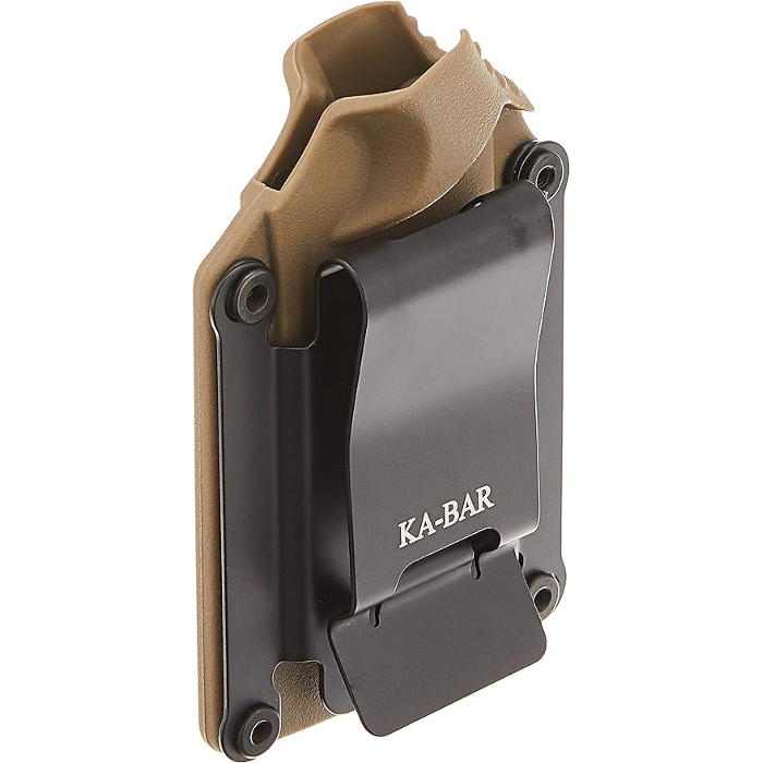 KA-BAR TDI Law Enforcement Fixed Blade Knife 2.31" Drop Point Partially Serrated