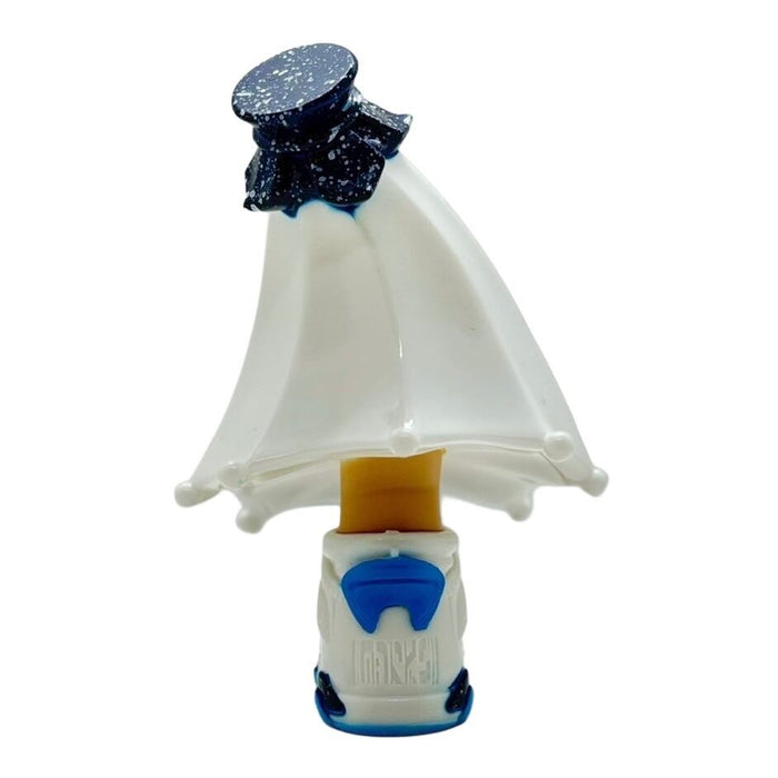 Kick Specter - white by MARK's: A 12.5cm plastic glider toy with canopy and harness, designed for action-figure accessories, ideal for collectible displays.
