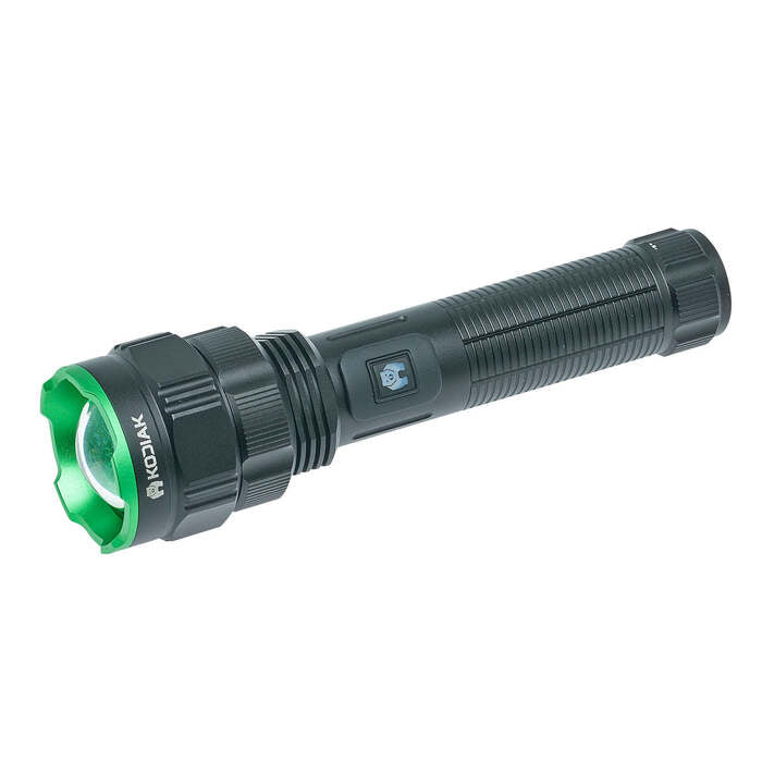 Kodiak 1 Mile Beam Flashlight 1000 Lumens Aluminum Black