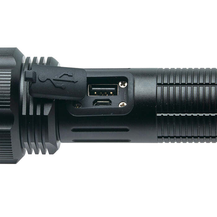 Kodiak 1 Mile Beam Flashlight 1000 Lumens Aluminum Black