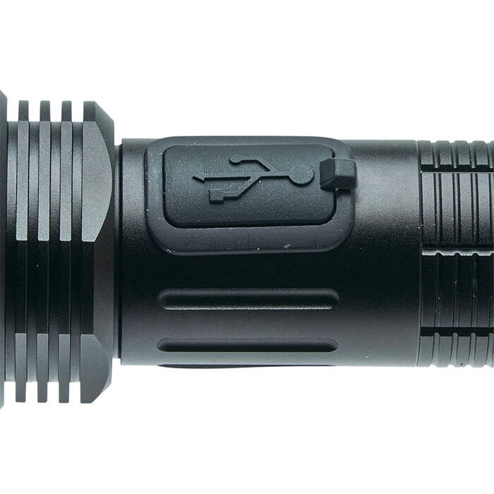 Kodiak 1 Mile Beam Flashlight 1000 Lumens Aluminum Black